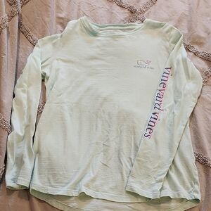 Vineyard Vines Light Green Long Sleeve Tee